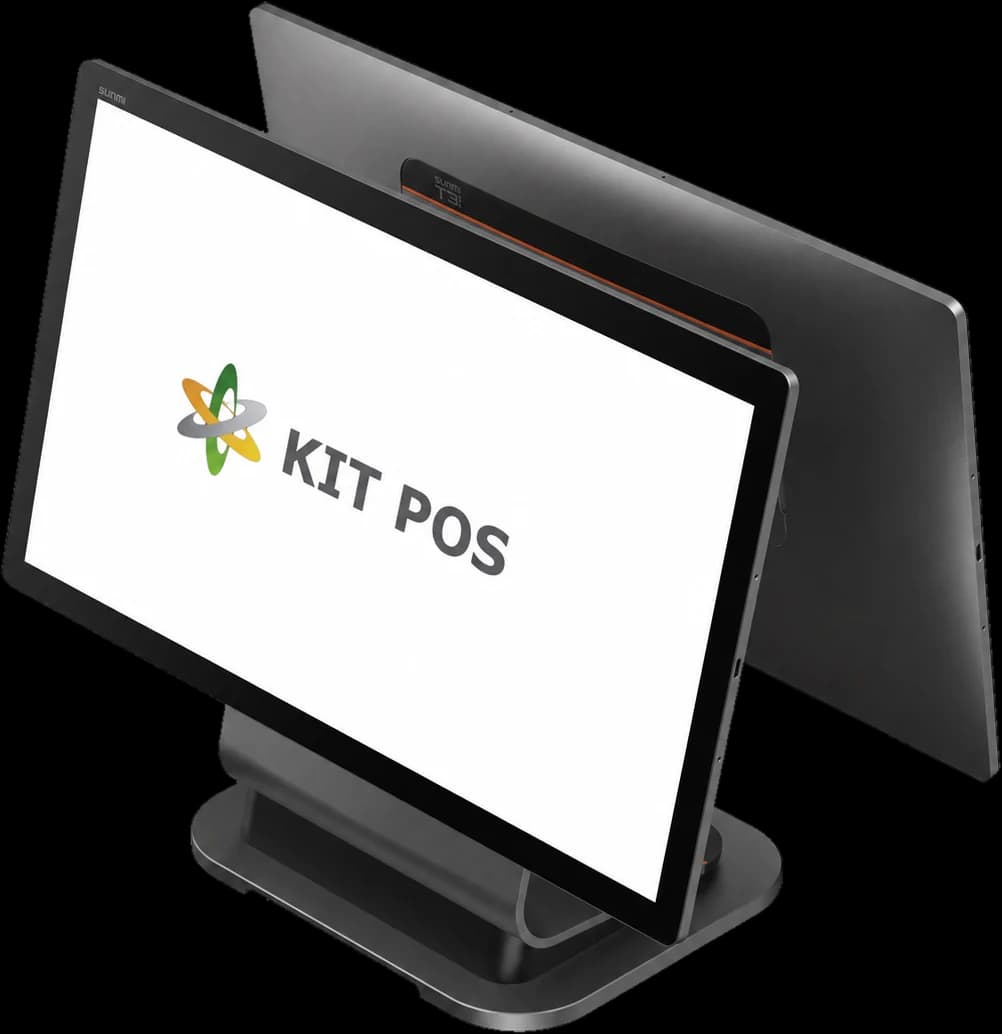 SUNMI T3 PRO with KIT POS on the customer-facing screen
